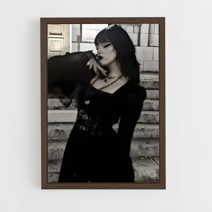 ap-goth-1 cadre Bois foncé