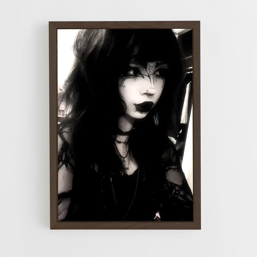 ap-goth-3 cadre Bois foncé