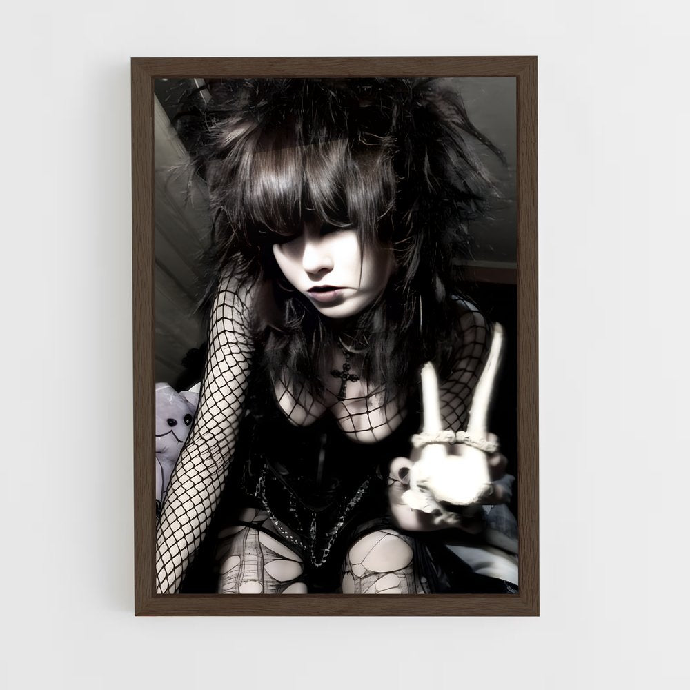 ap-goth-5 cadre Bois foncé