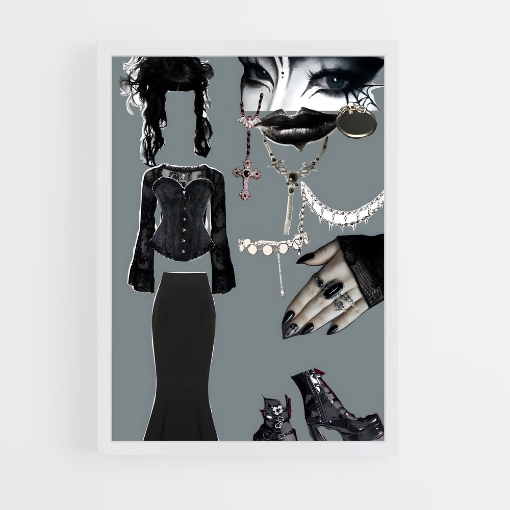 ap-goth-8 cadre Blanc