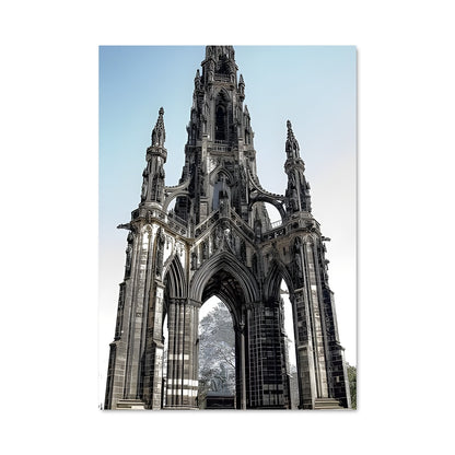 Poster Gothic architecture 2039