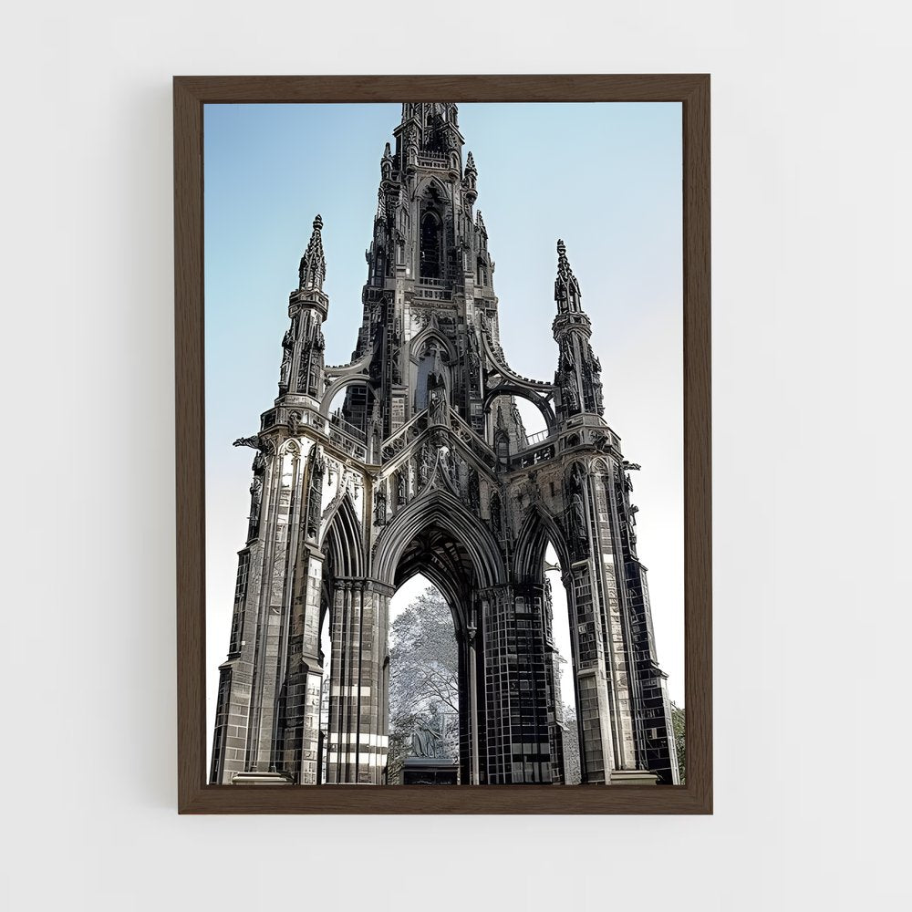 ap-gothic architecture-11 cadre Bois foncé