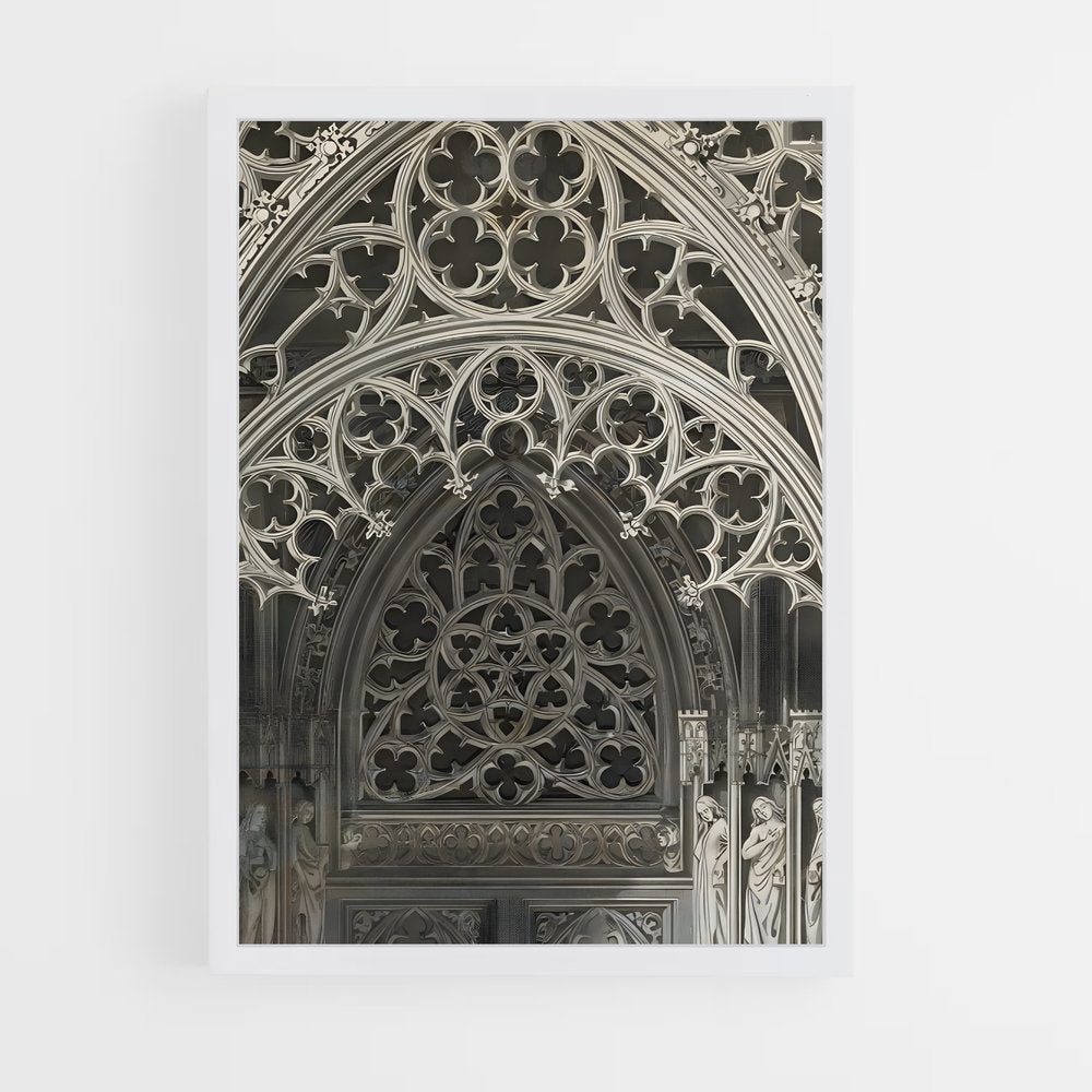 ap-gothic architecture-14 cadre Blanc