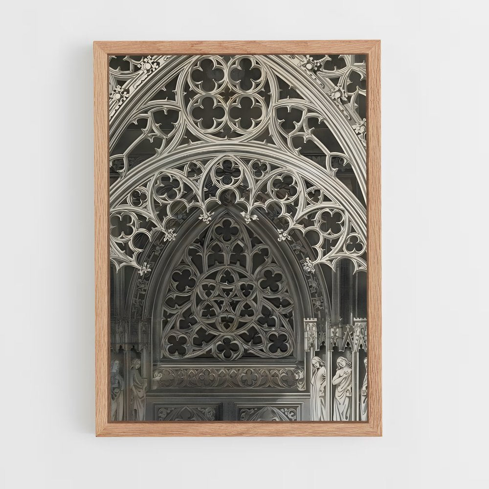 ap-gothic architecture-14 cadre Bois clair