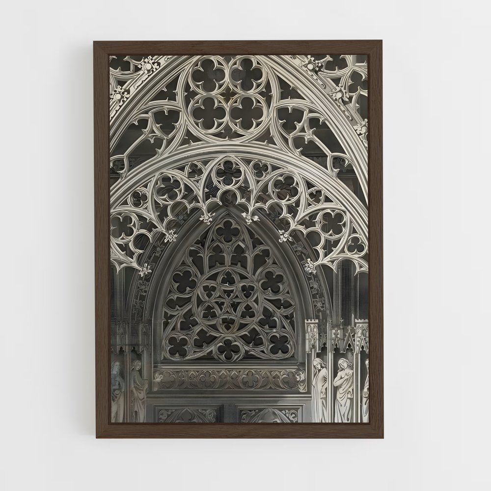 ap-gothic architecture-14 cadre Bois foncé