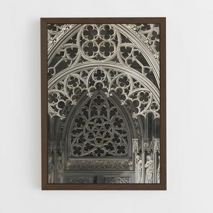 ap-gothic architecture-14 cadre Bois foncé