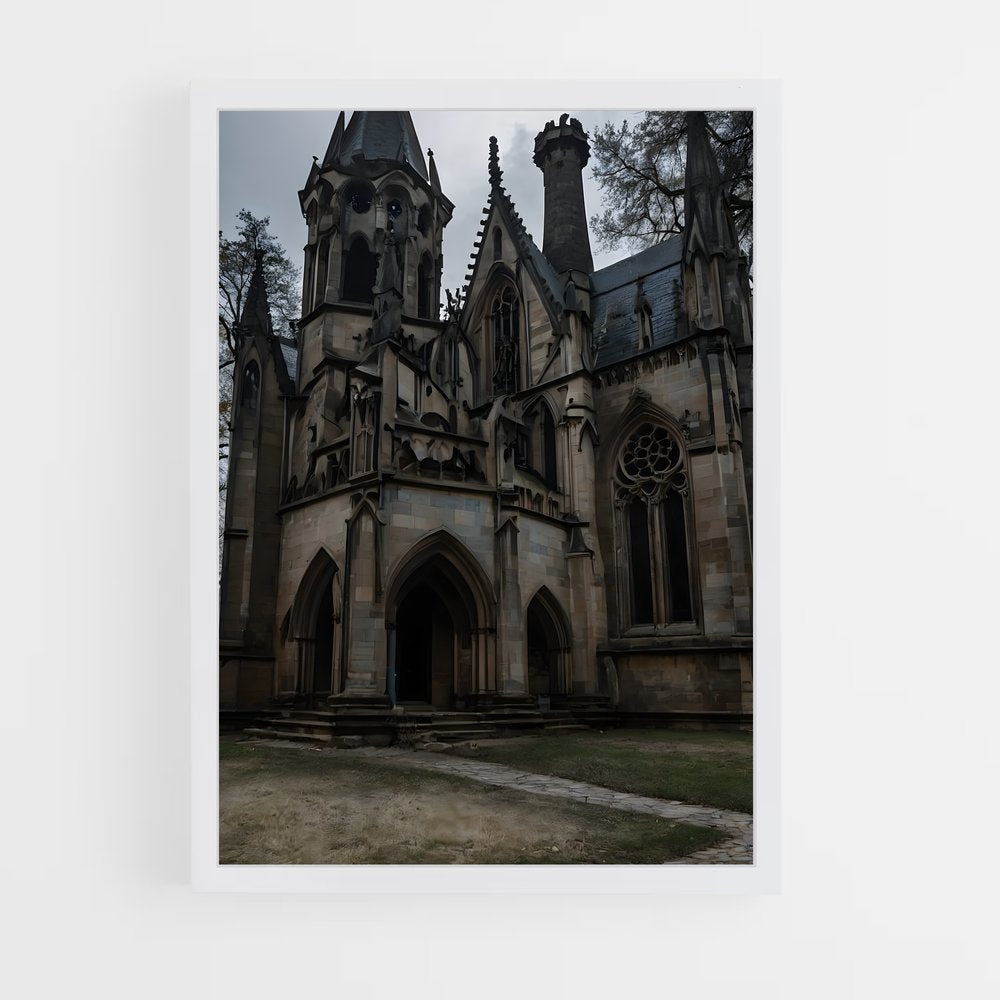 ap-gothic architecture-3 cadre Blanc