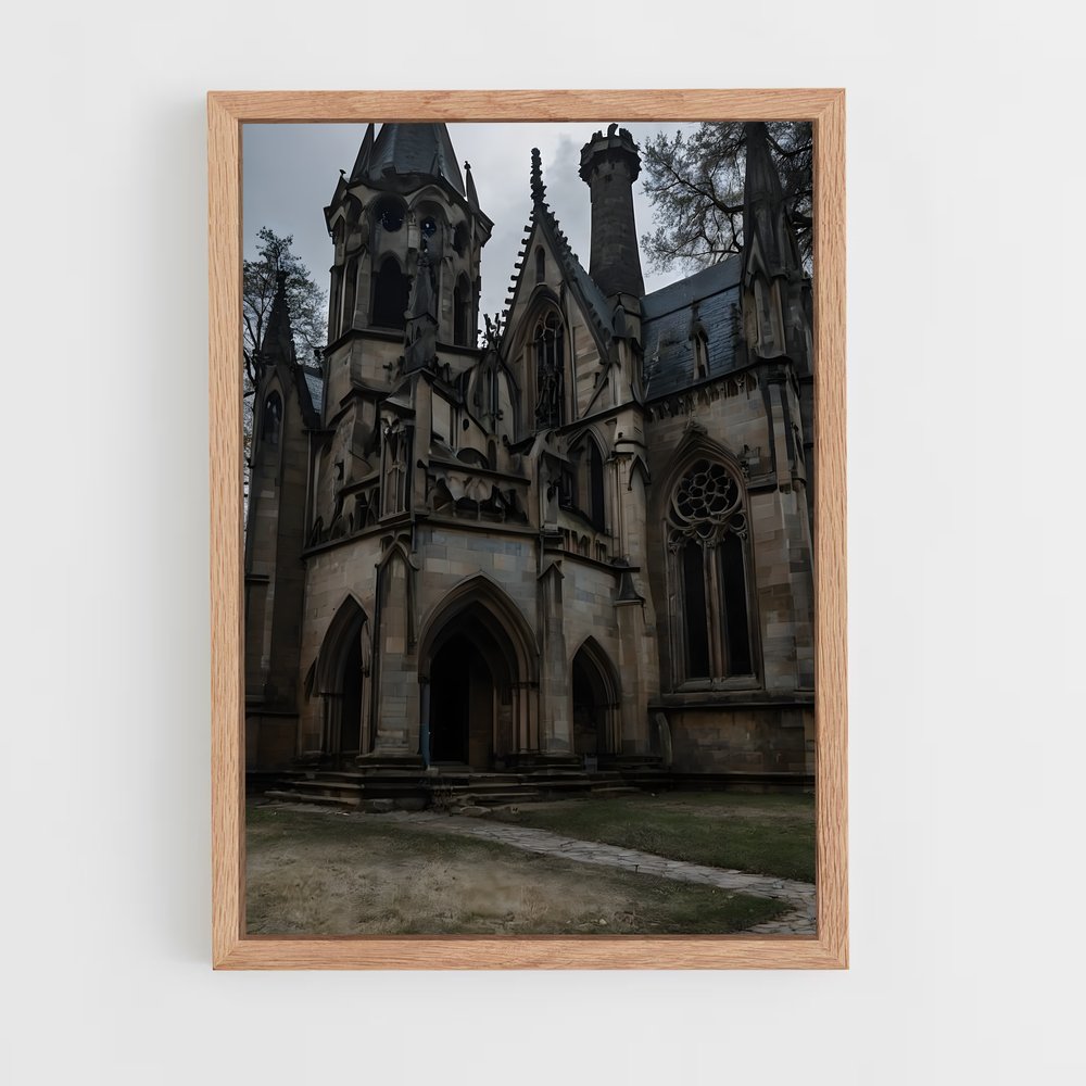 ap-gothic architecture-3 cadre Bois clair