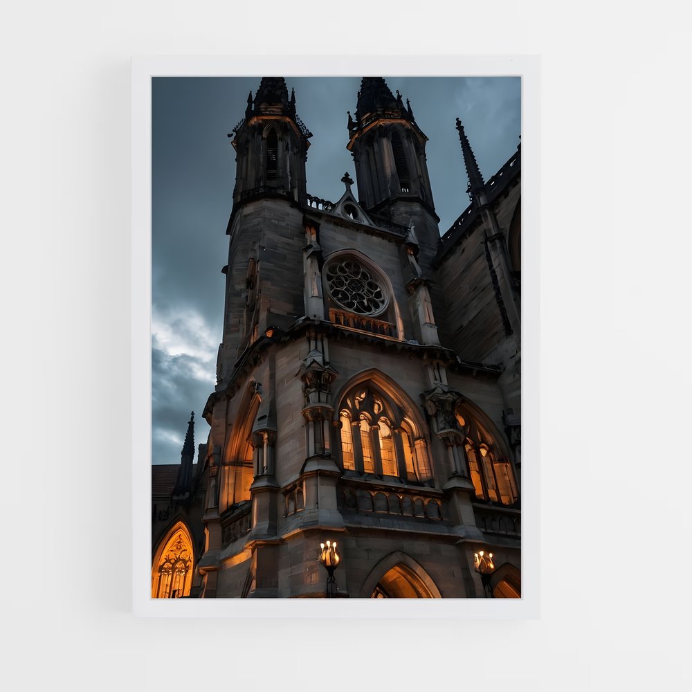 ap-gothic architecture-5 cadre Blanc