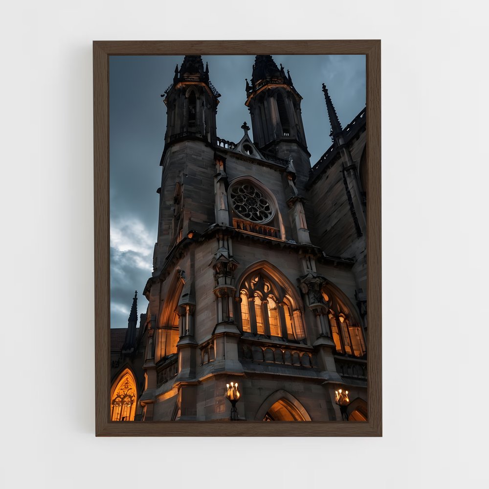 ap-gothic architecture-5 cadre Bois foncé