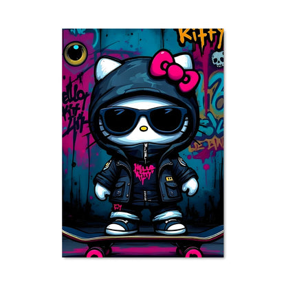 Poster Kitty Skatewear