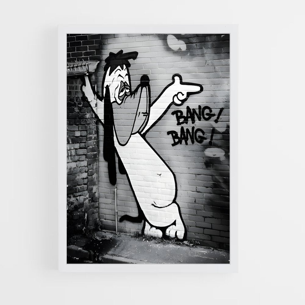 ap-graffiti art-10 cadre Blanc