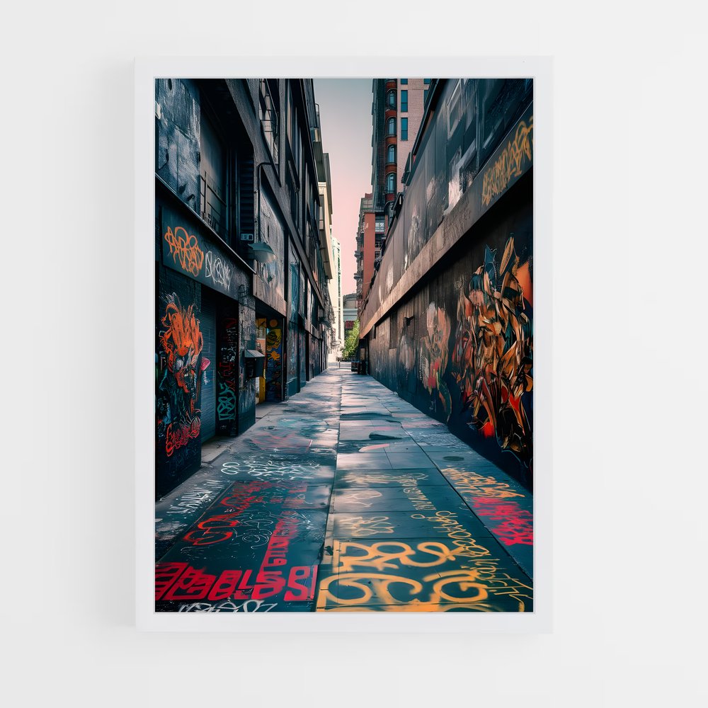 ap-graffiti art-13 cadre Blanc