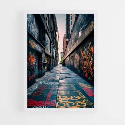 ap-graffiti art-13 cadre Blanc