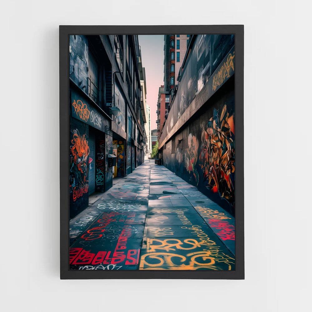 ap-graffiti art-13 cadre Noir