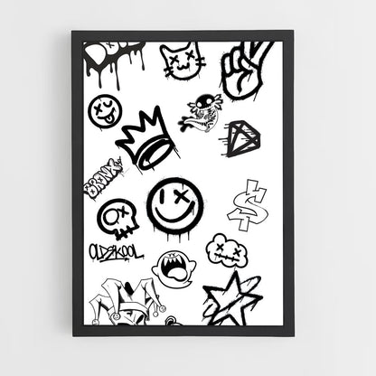 ap-graffiti art-2 cadre Noir