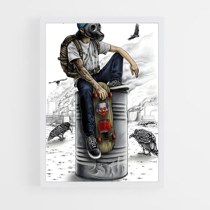ap-graffiti art-5 cadre Blanc