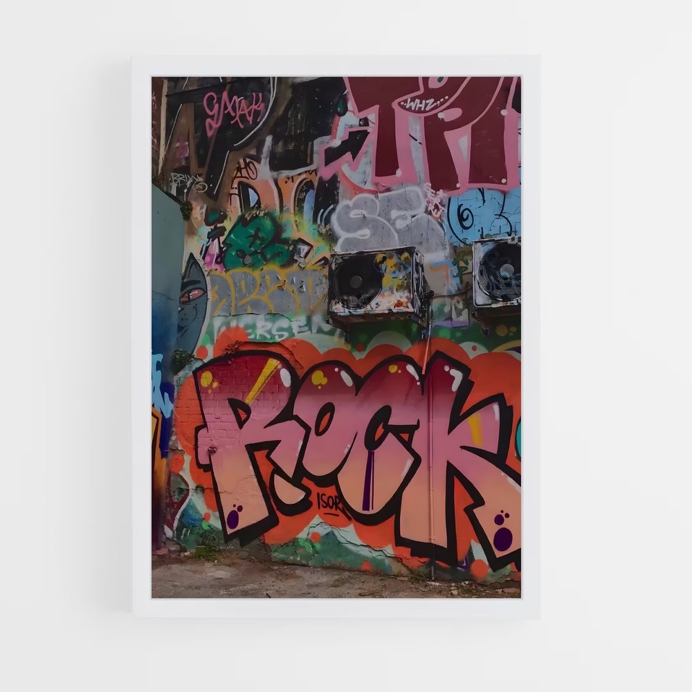 ap-graffiti art-6 cadre Blanc