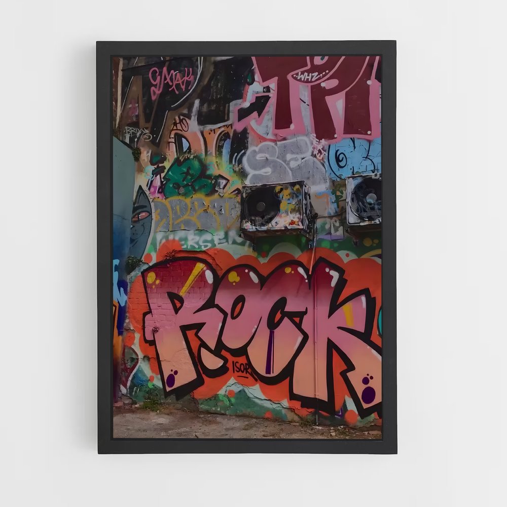 ap-graffiti art-6 cadre Noir