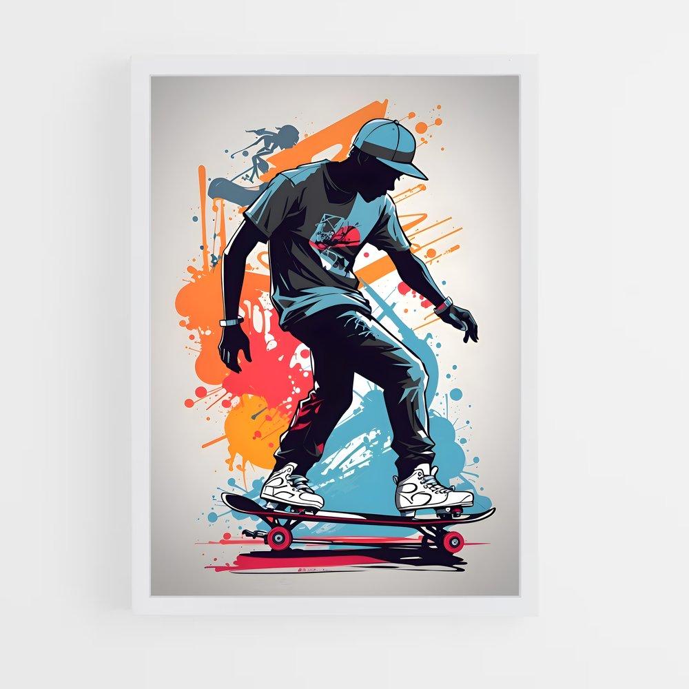 ap-graffiti art-7 cadre Blanc