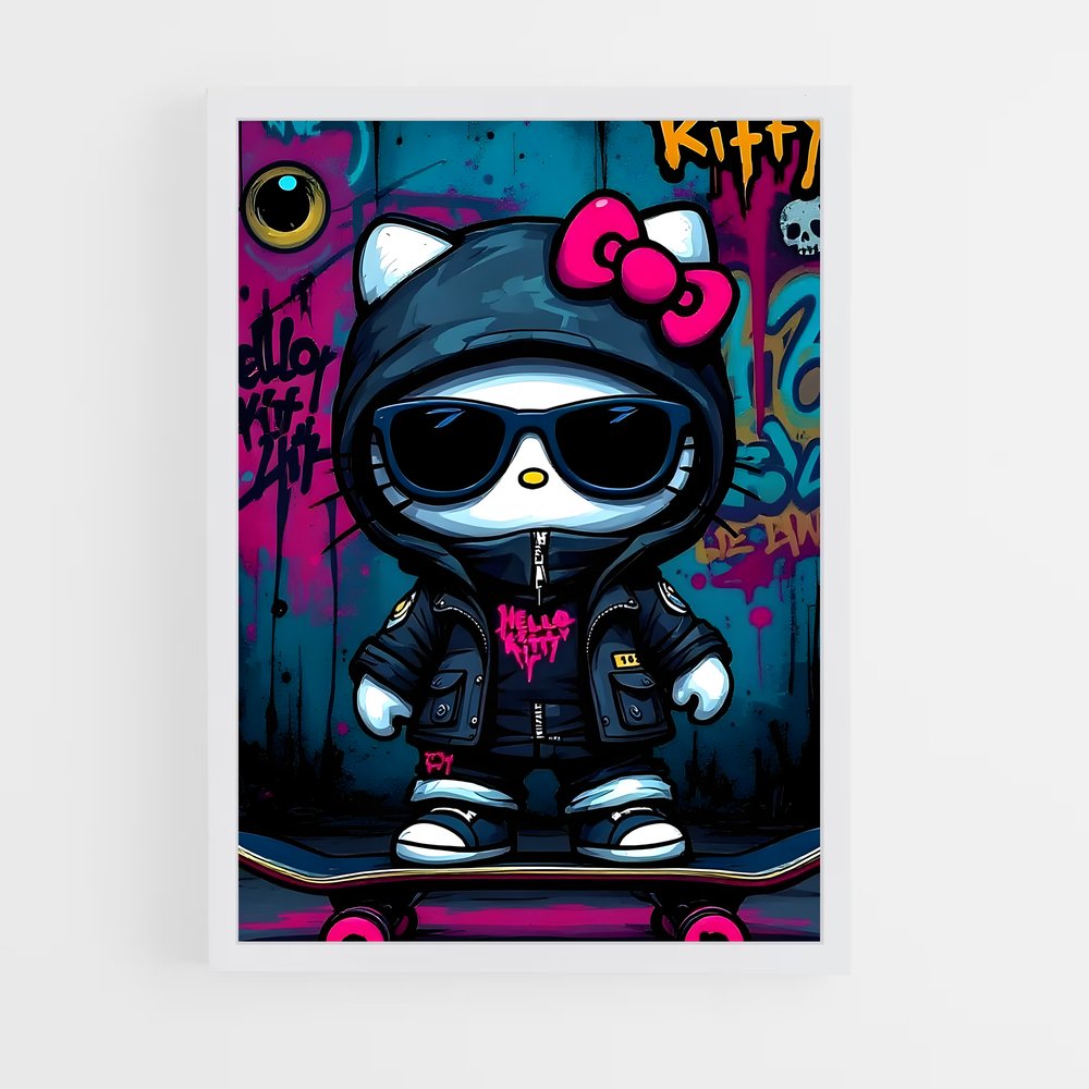 ap-graffiti art-8 cadre Blanc