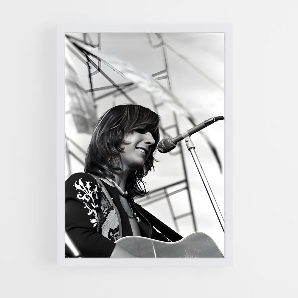 ap-gram parsons-3 cadre Blanc
