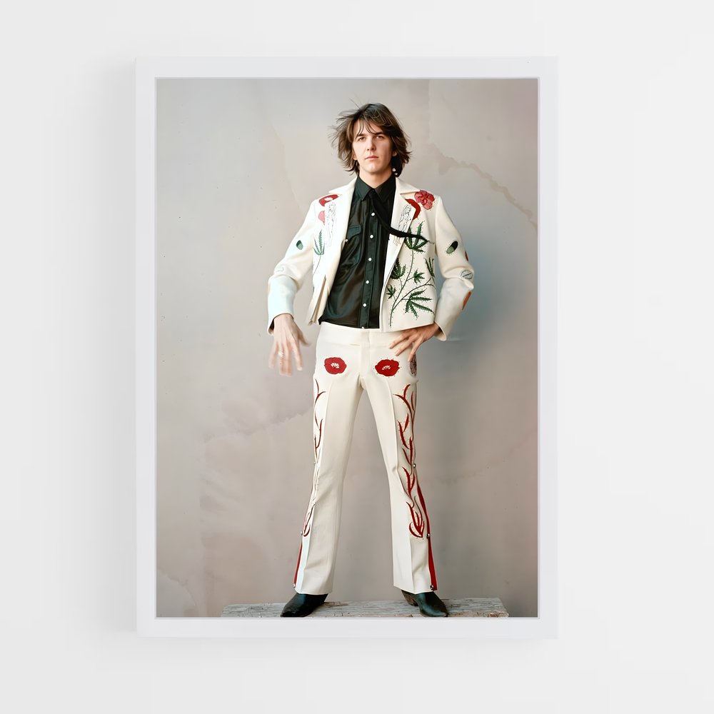 ap-gram parsons-5 cadre Blanc