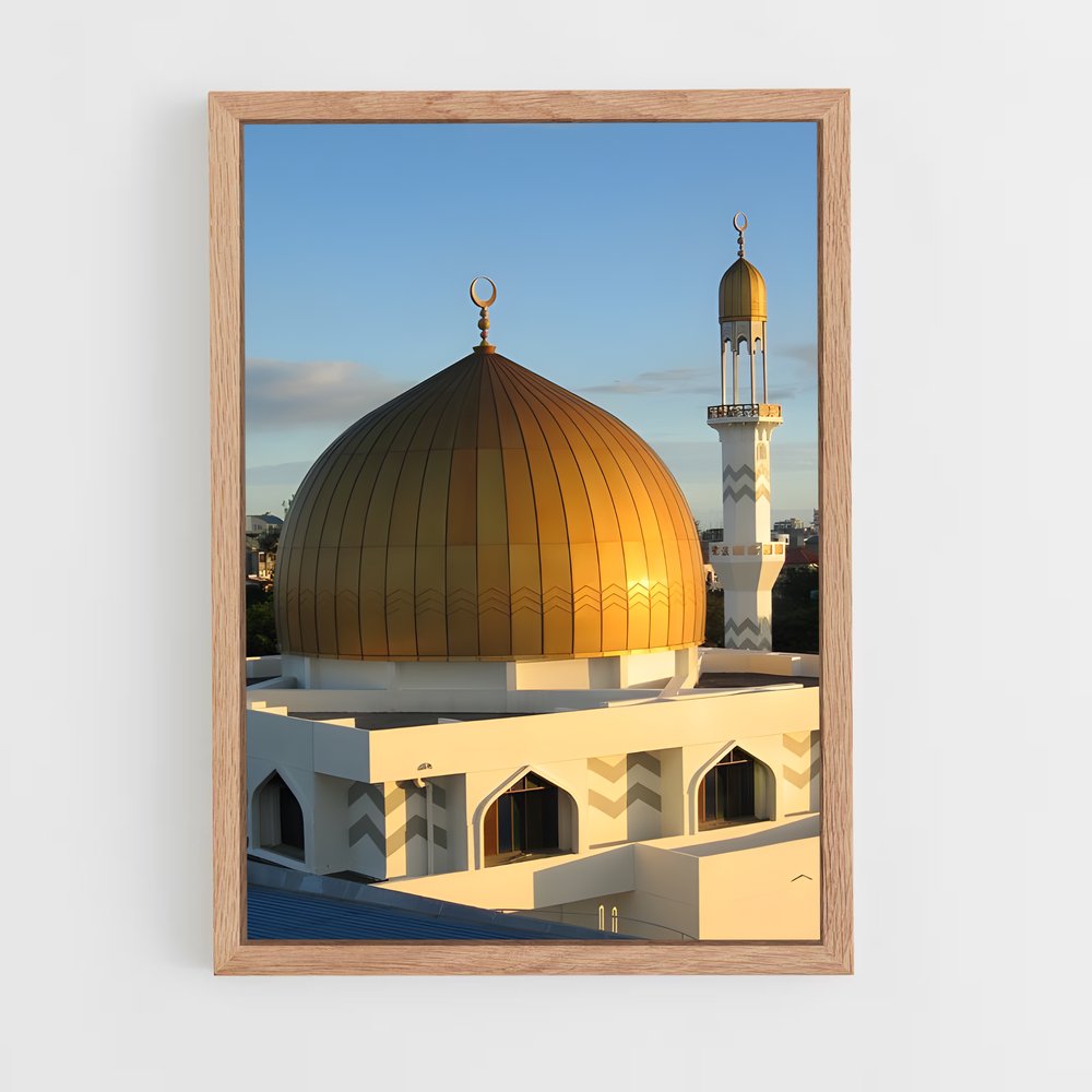 ap-grand friday mosque-1 cadre Bois clair