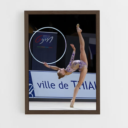ap-grand prix series gymnastics-2 cadre Bois foncé