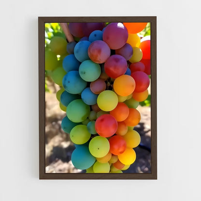 ap-grapes-2 cadre Bois foncé