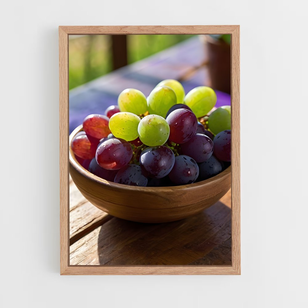 ap-grapes-5 cadre Bois clair