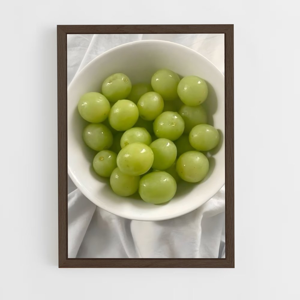 ap-grapes-6 cadre Bois foncé