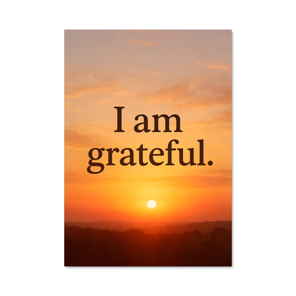 Poster Coucher de Gratitude