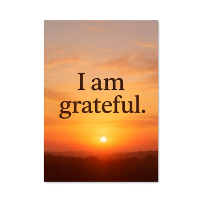 Poster Coucher de Gratitude