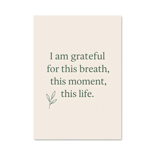 Poster Souffle de Gratitude