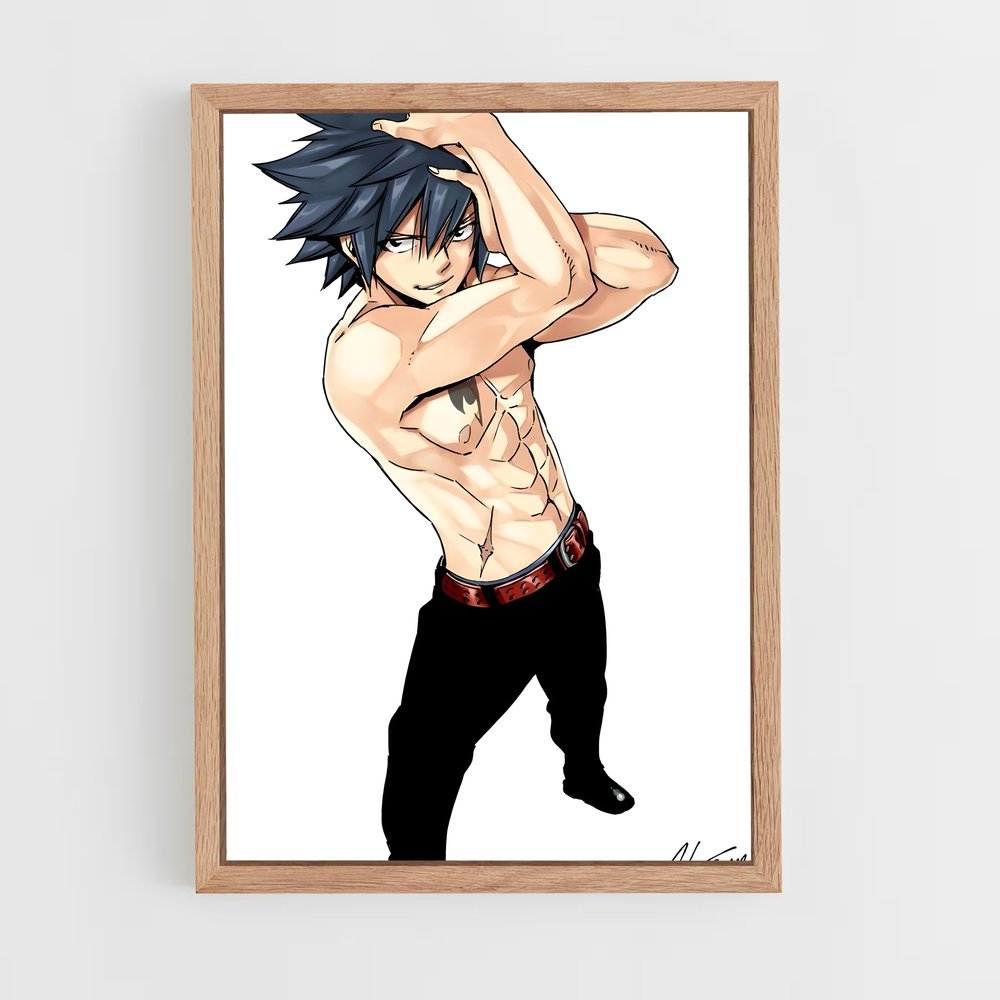 ap-gray fullbuster-2 cadre Bois clair