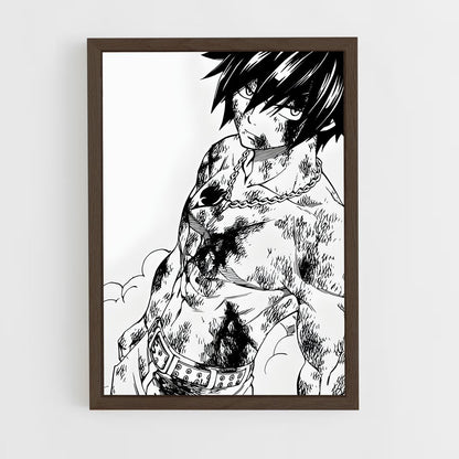 ap-gray fullbuster-5 cadre Bois foncé
