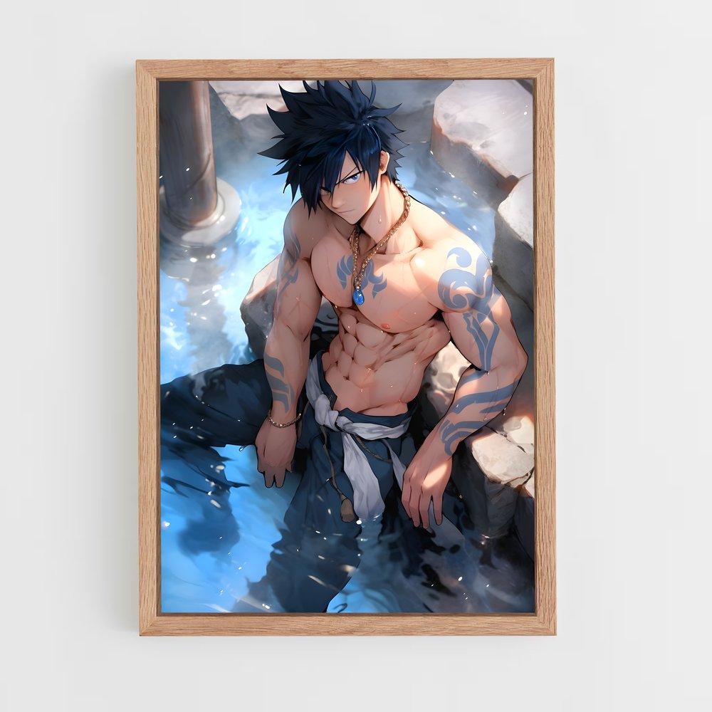 ap-gray fullbuster-8 cadre Bois clair
