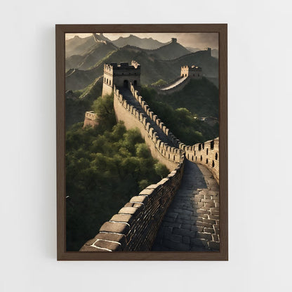 ap-great wall-3 cadre Bois foncé