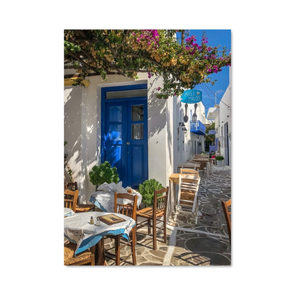 Poster Taverne Grecque