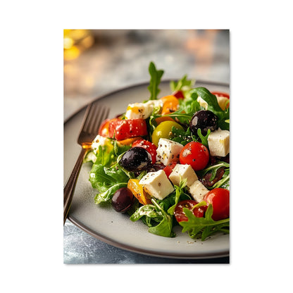 Poster Salade Hellénique
