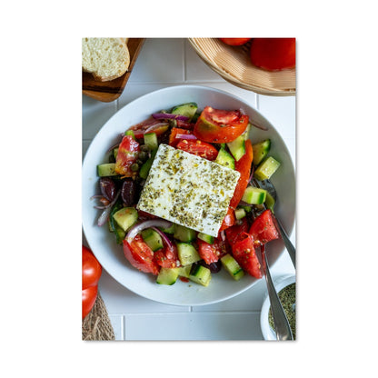 Poster Greek salad 25831