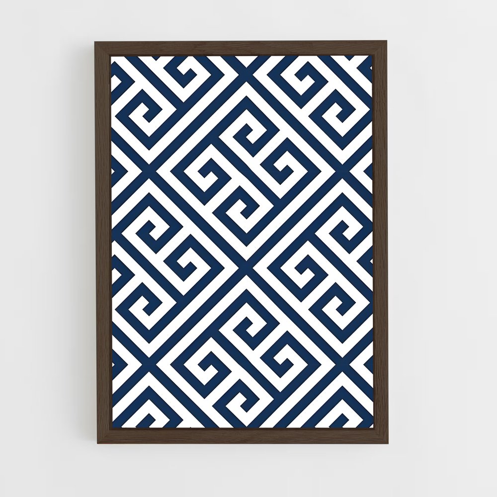 ap-greek patterns-1 cadre Bois foncé