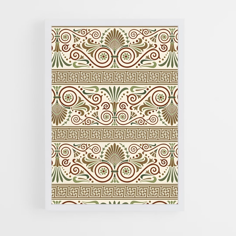 ap-greek patterns-2 cadre Blanc