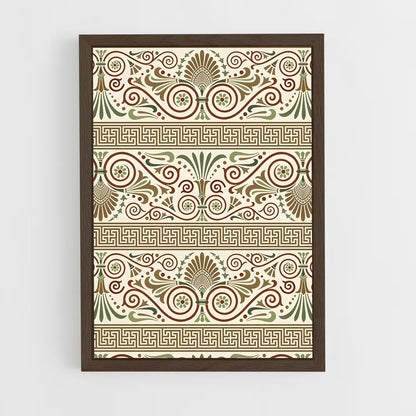 ap-greek patterns-2 cadre Bois foncé