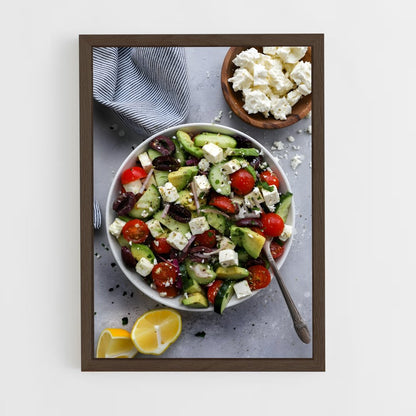 ap-greek salad-10 cadre Bois foncé