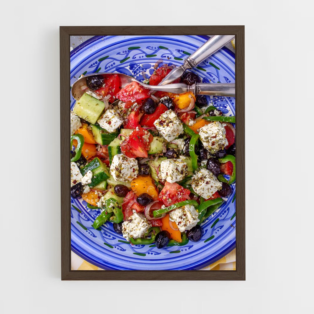 ap-greek salad-5 cadre Bois foncé