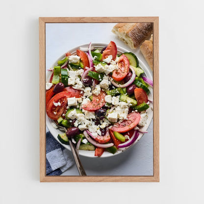 ap-greek salad-8 cadre Bois clair
