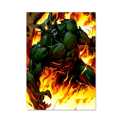 Poster Démon Vert