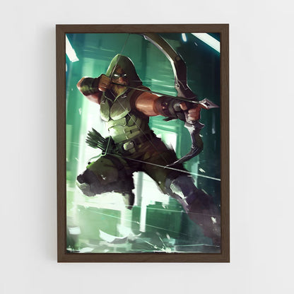 ap-green arrow-10 cadre Bois foncé